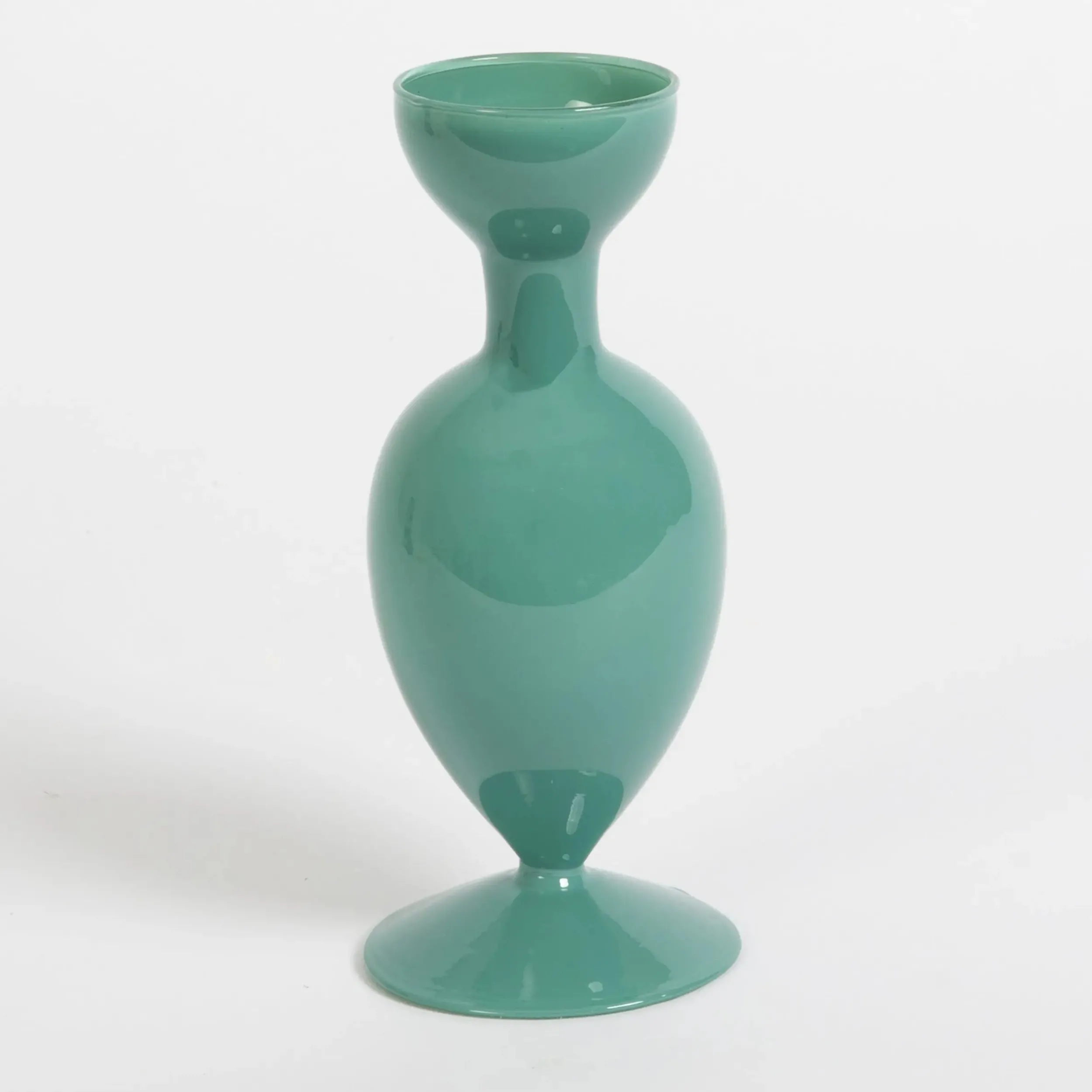 Apollo Milk Glass Vase Green | GigiandTom Best