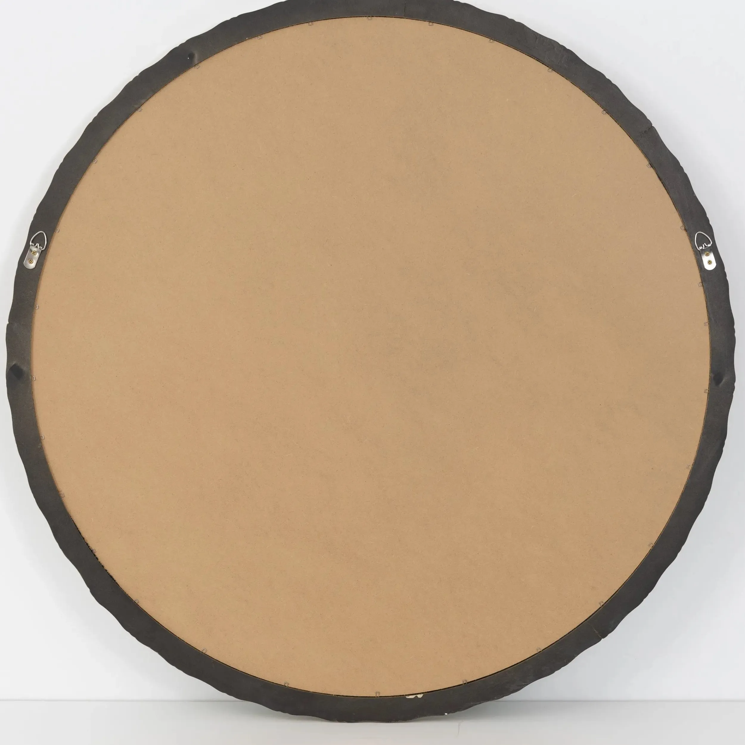 Bamboo Round Wooden Wall Mirror Gold | GigiandTom Clearance