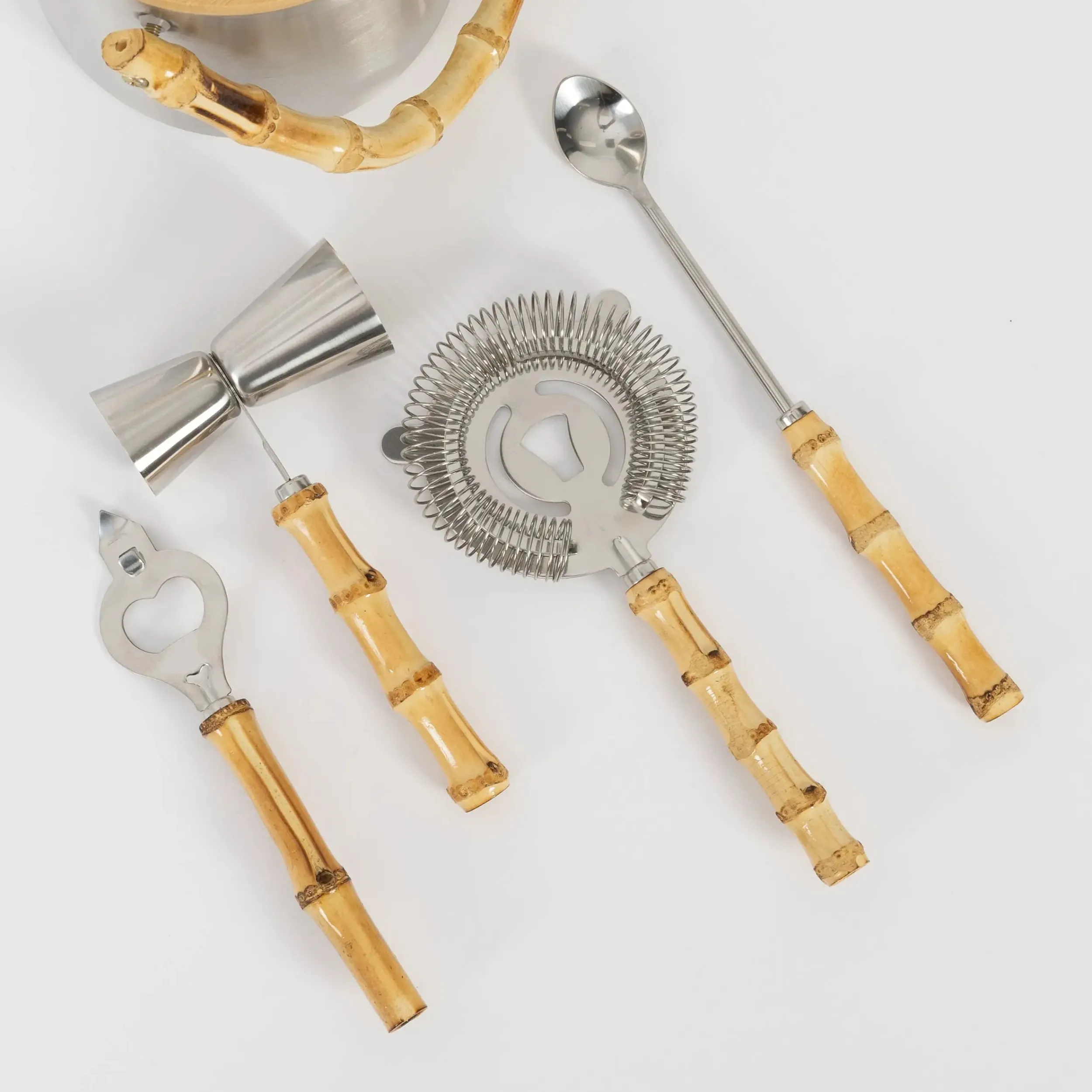 Bamboozled Ice Bucket & Bar Tool Kit Steel/Timber | GigiandTom Outlet