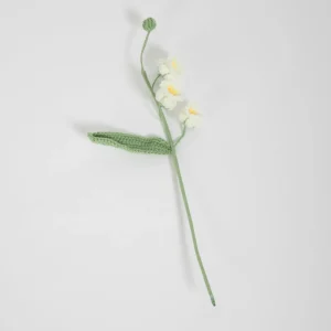 Buttercup Chain Hand Knitted Crochet Flower White | GigiandTom Discount