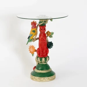 Eclectic Leopard Resin Side Table | GigiandTom Best