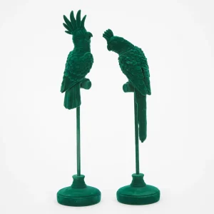 Feathered Friends Velvet Sculpture Set of 2 | GigiandTom Best