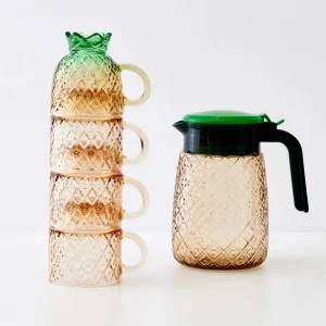 Fineapple Glass Carafe & Tumbler Set | GigiandTom Best Sale
