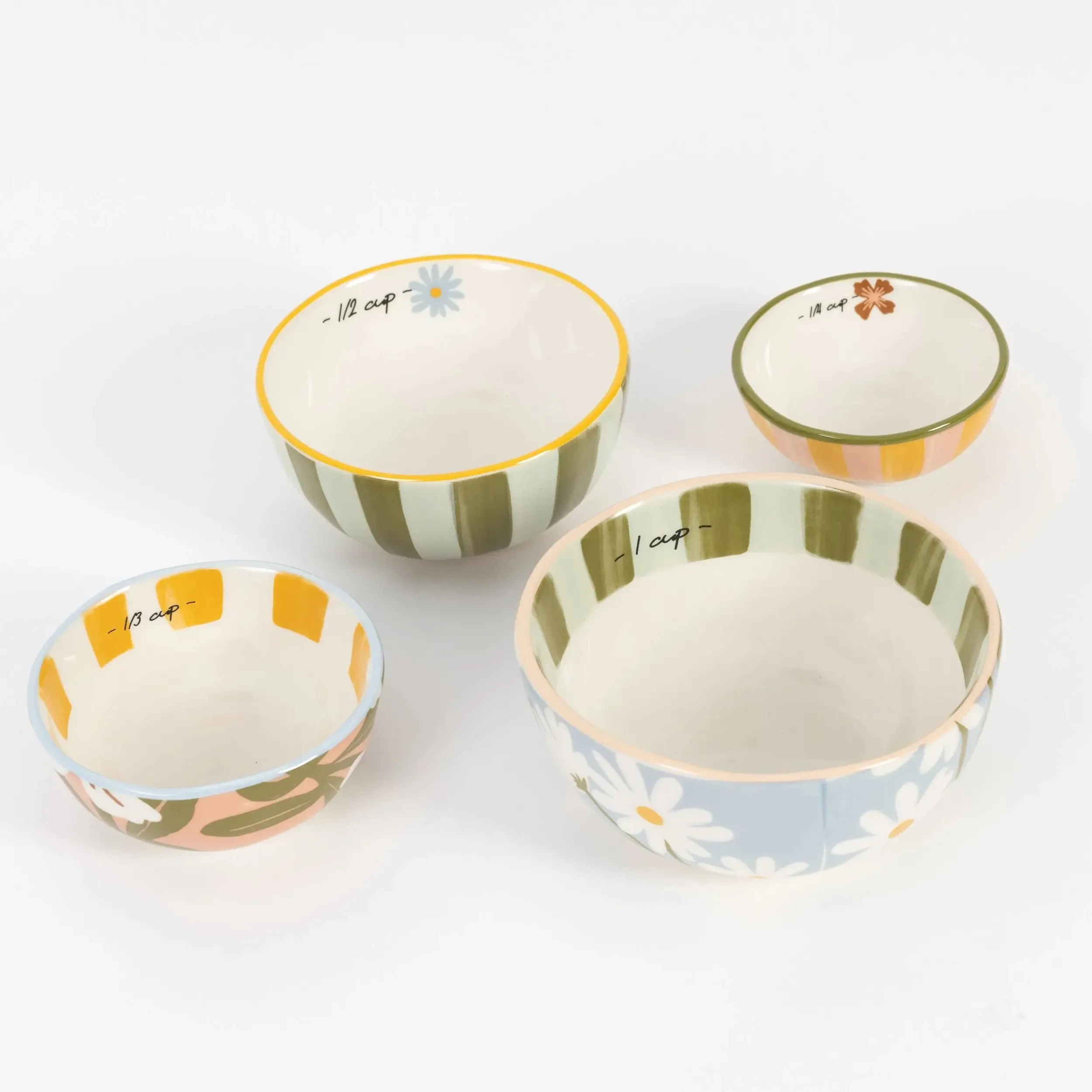 Fleur Ceramic Measuring Cups | GigiandTom Outlet