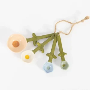 Fleur Ceramic Measuring Spoons | GigiandTom Flash Sale