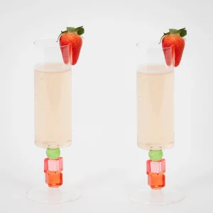 Geode Champagne Cocktail Glass Set of 2 | GigiandTom Fashion