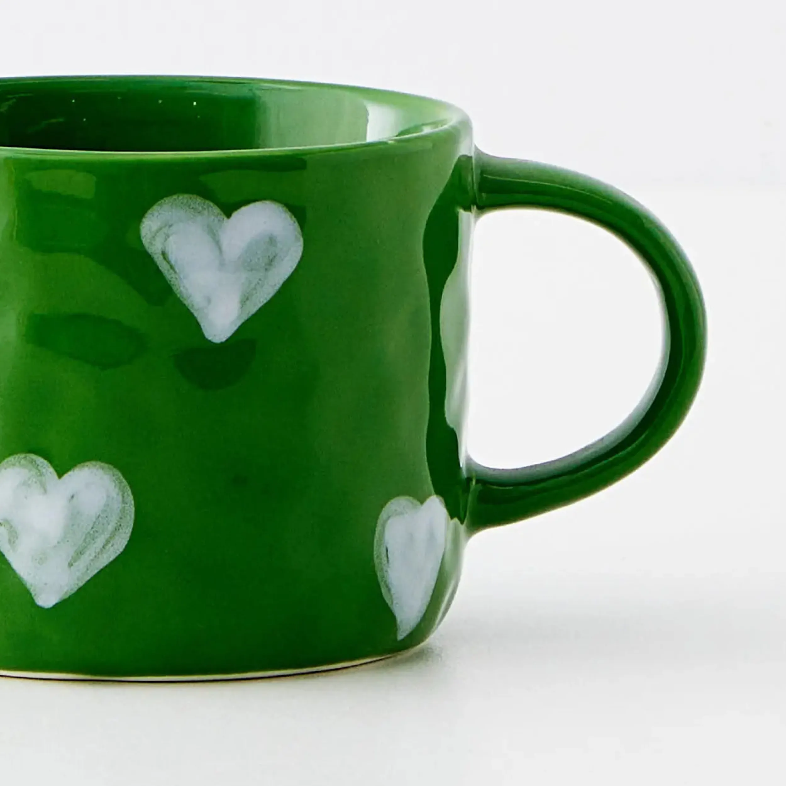 Heartfelt Ceramic Mug Green | GigiandTom Online