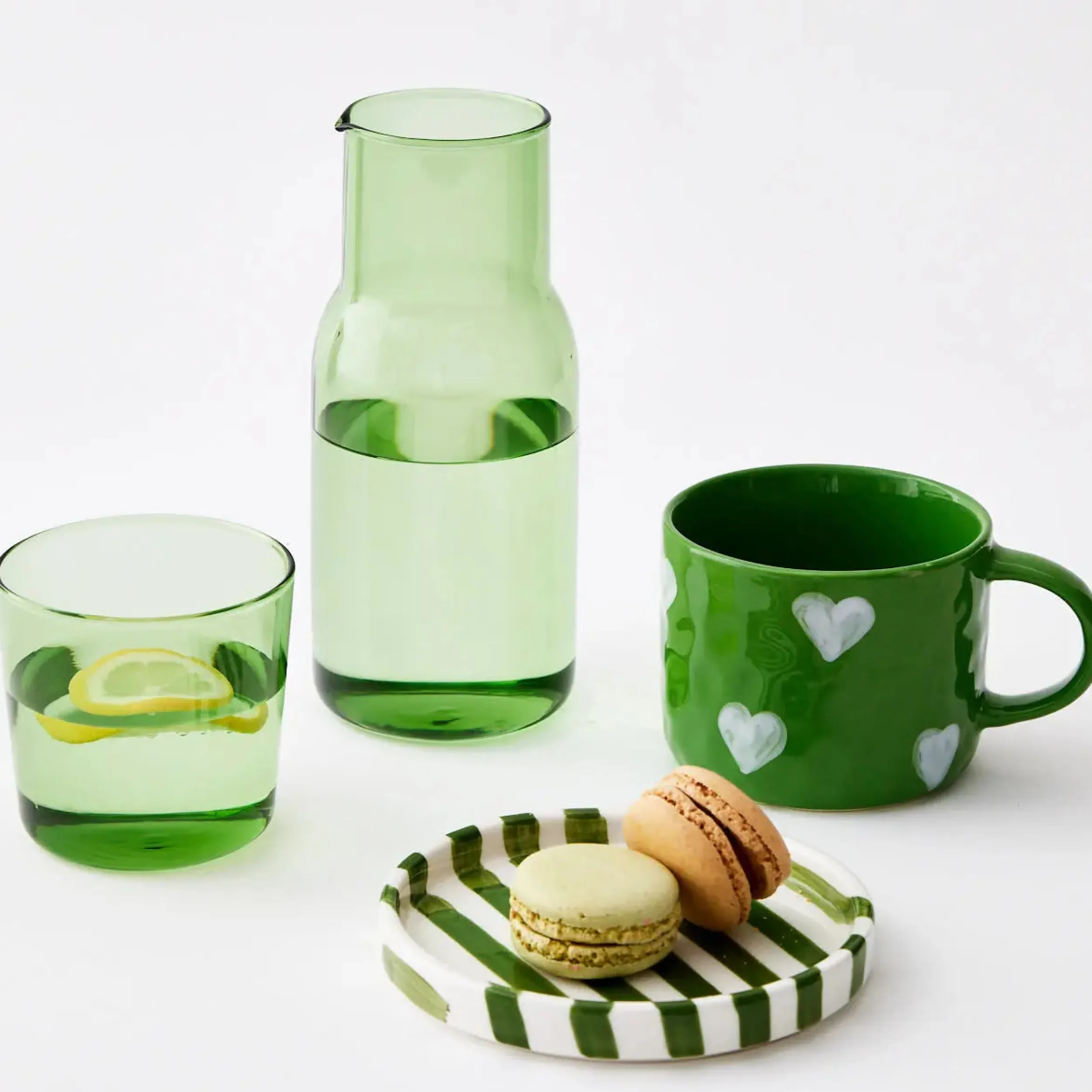 Heartfelt Ceramic Mug Green | GigiandTom Online