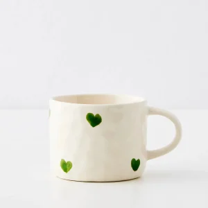 Heartfelt Ceramic Mug White | GigiandTom Clearance
