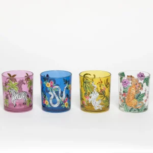 Jungle Rumble Assorted Drinking Tumblers Set of 4 | GigiandTom Best Sale