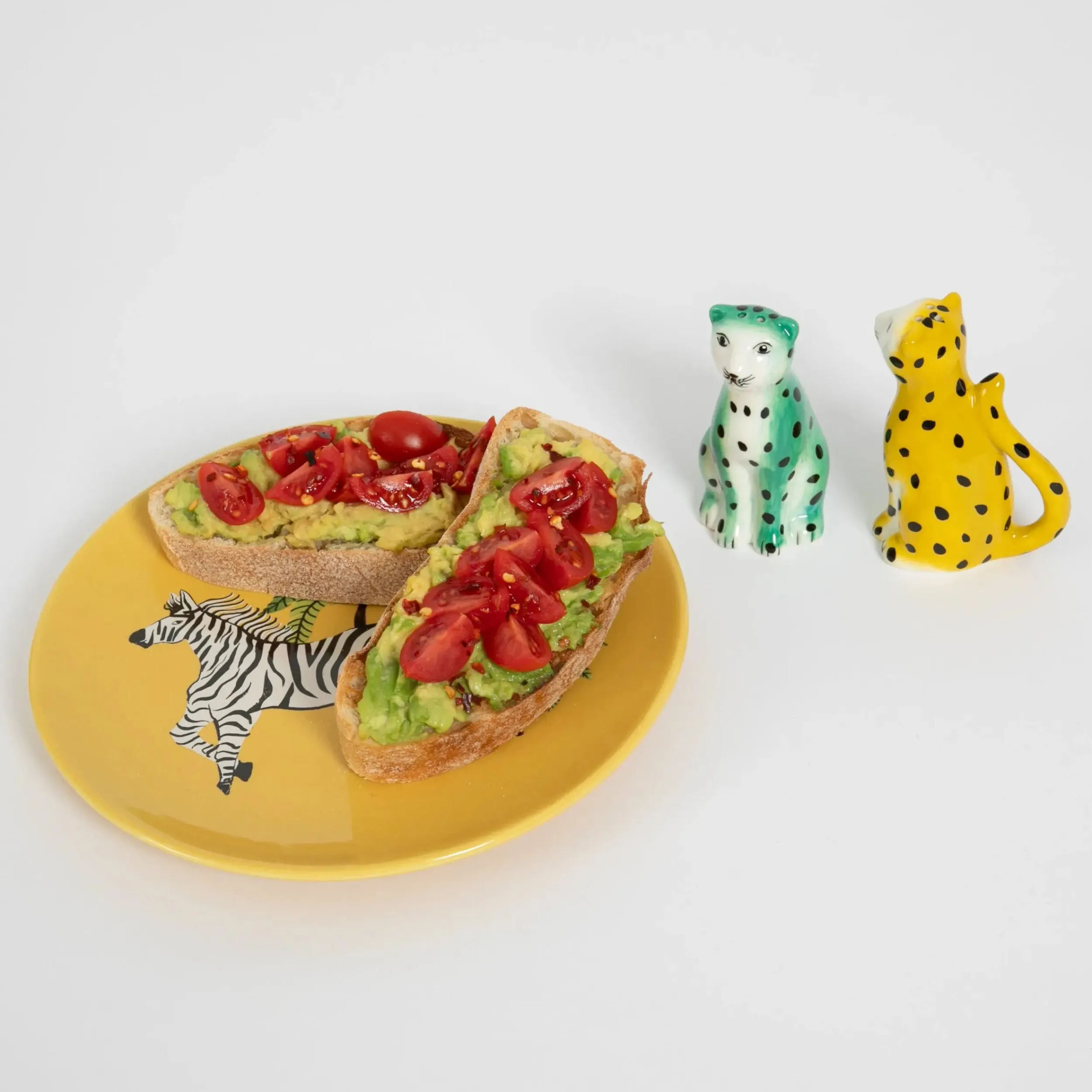 Leopardess Ceramic Salt & Pepper Shakers | GigiandTom Shop