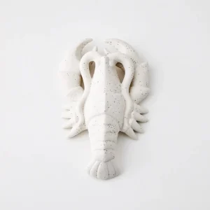 Lulu Lobster Ceramic Sculpture White | GigiandTom Outlet