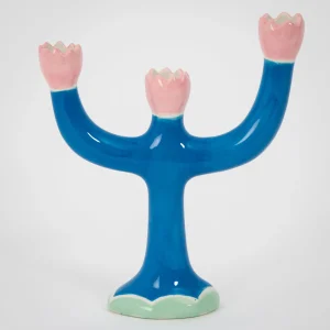 Narcissa Ceramic Taper Candle Candelabra | GigiandTom Cheap