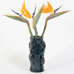 Poseidon Ceramic Vase Blue | GigiandTom New