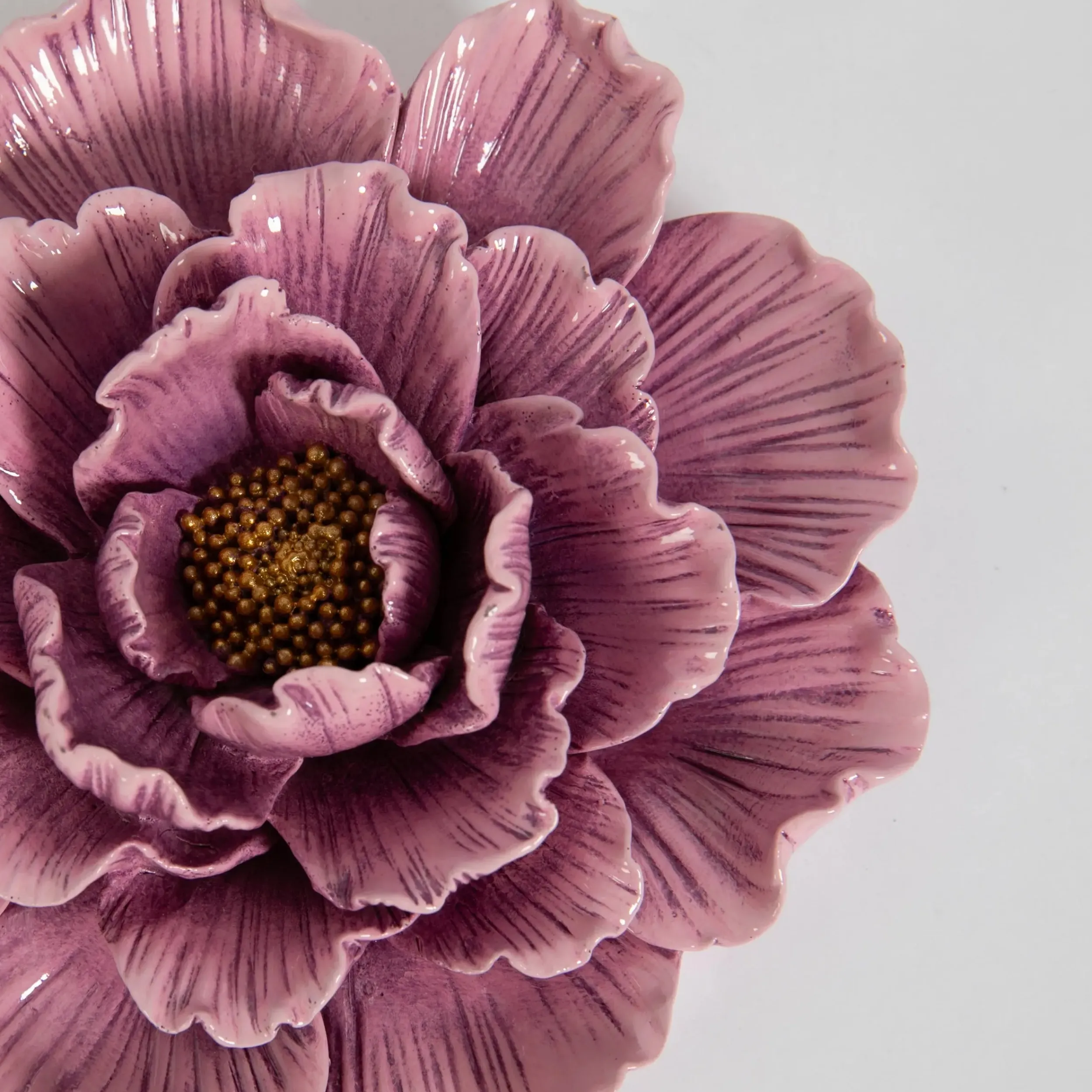 Purple Peony Resin Sculpture | GigiandTom Flash Sale