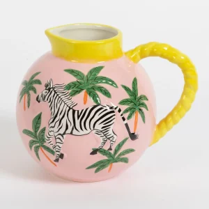 Ra-ra Zebra Ceramic Drink Pitcher | GigiandTom Cheap