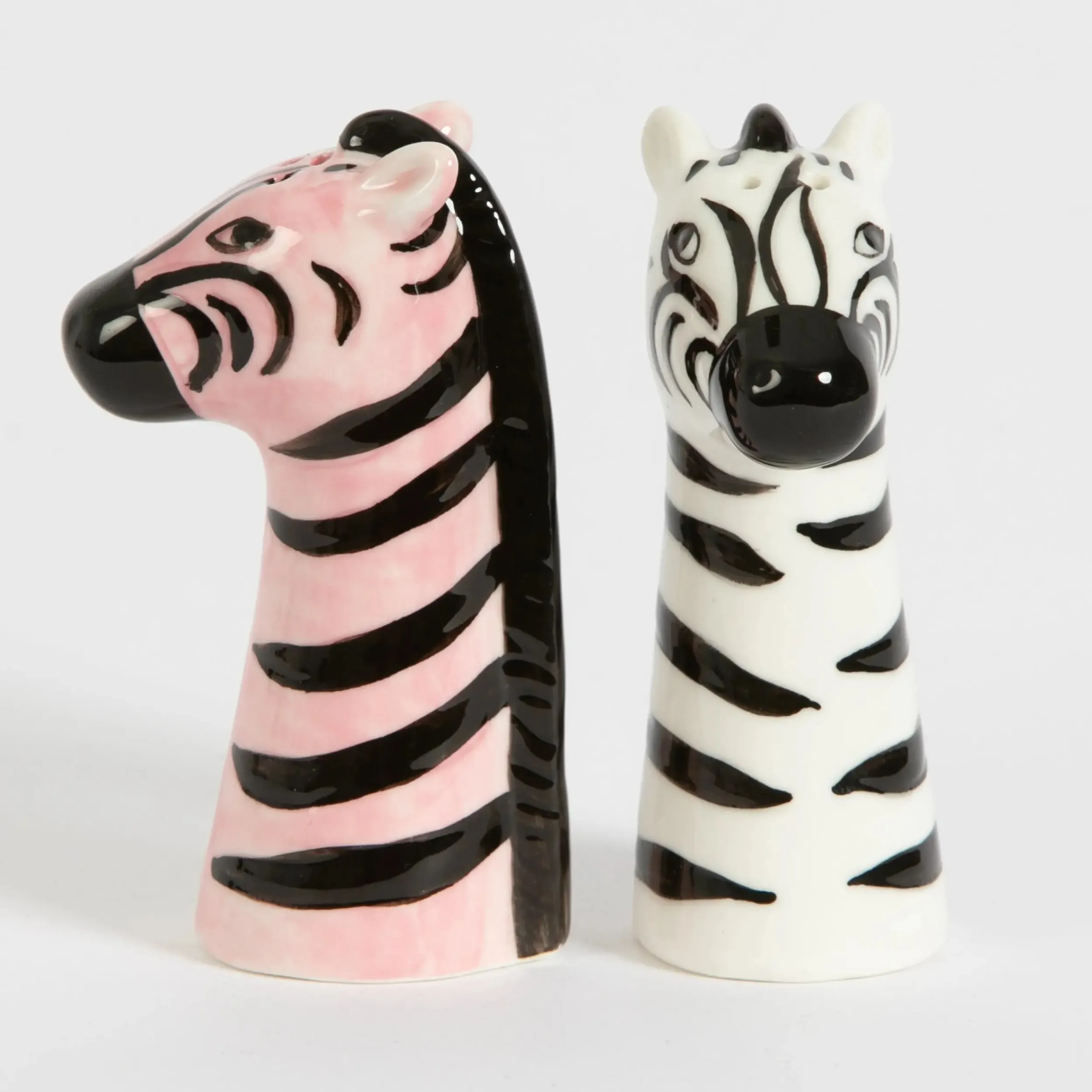 Ra-ra Zebra Ceramic Salt & Pepper Shakers | GigiandTom Online