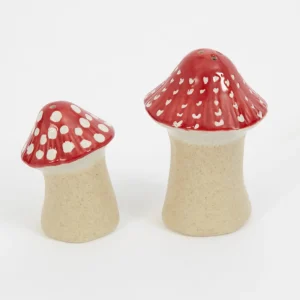 Shroomie Ceramic Salt & Pepper Shakers | GigiandTom Outlet
