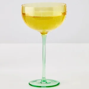 Wine Glass Yellow/Green | GigiandTom Cheap